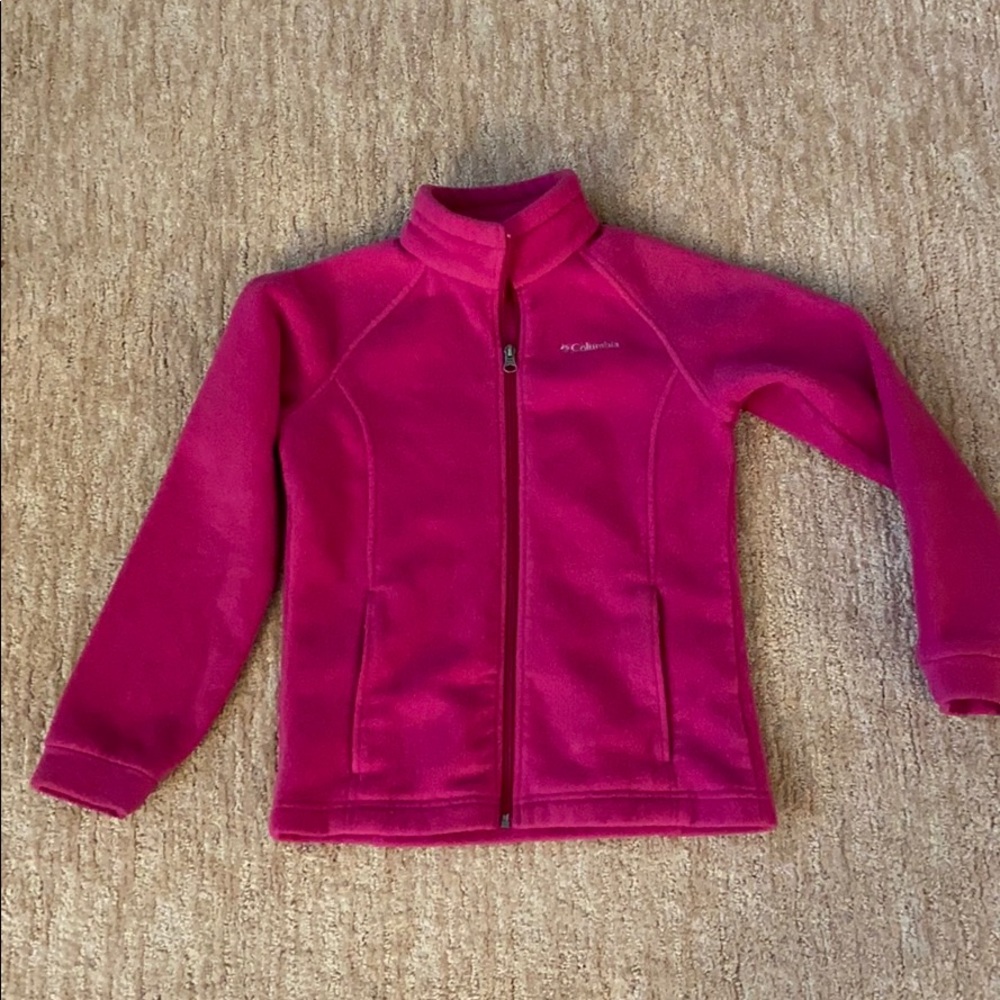 Columbia girls fleece jacket sz 10/12